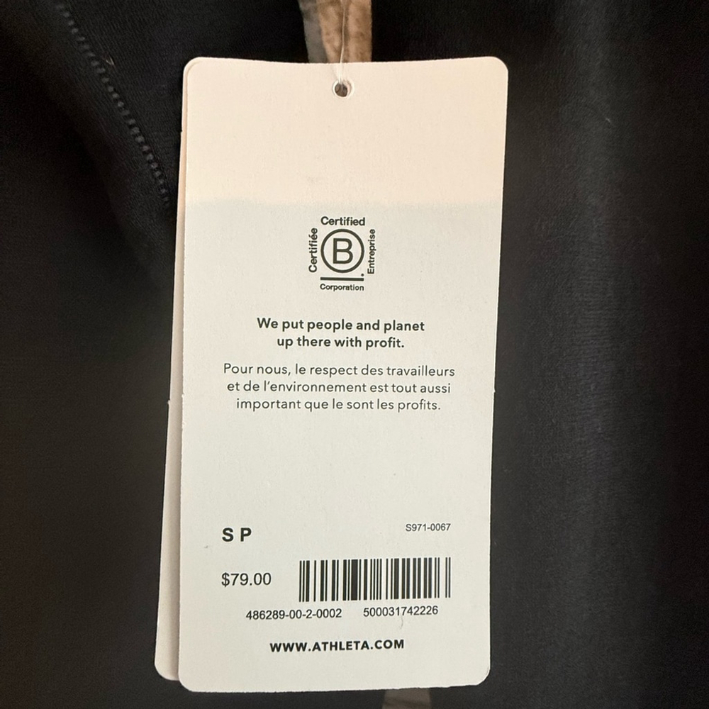 NWT Athleta FORESTHILL ASCENT TURTLENECK black size Small - Picture 7 of 7